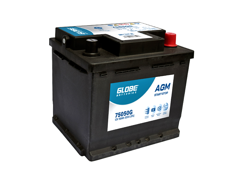 Globe AGM batteri  50Ah CCA 520 A (EN) 