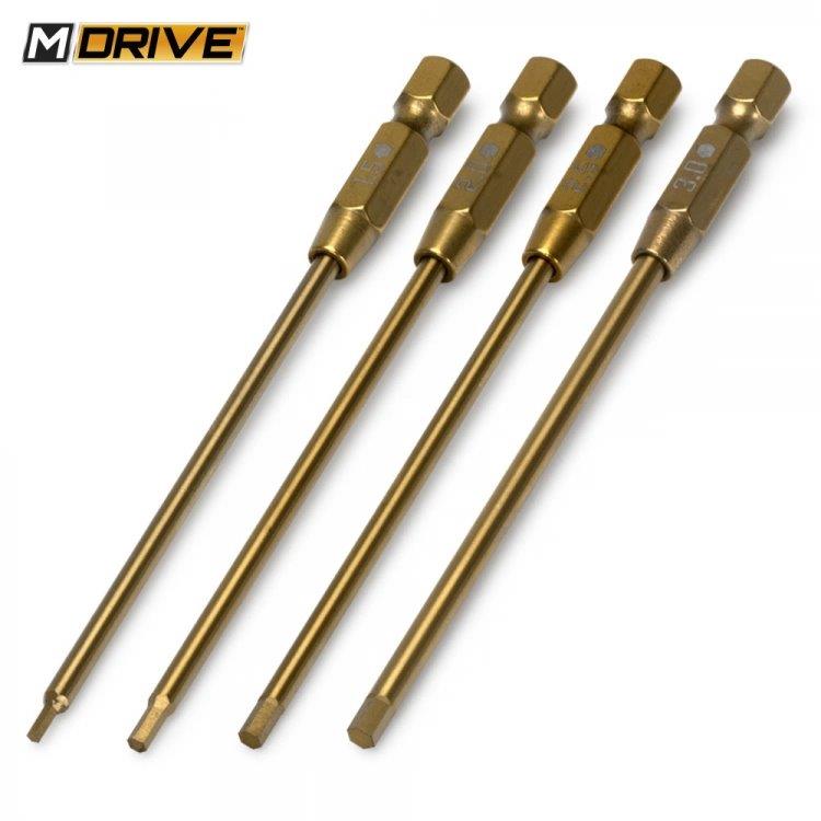 MDRIVE Power Tool Bits Set Insex 1.5, 2, 2.5, 3mm - 2