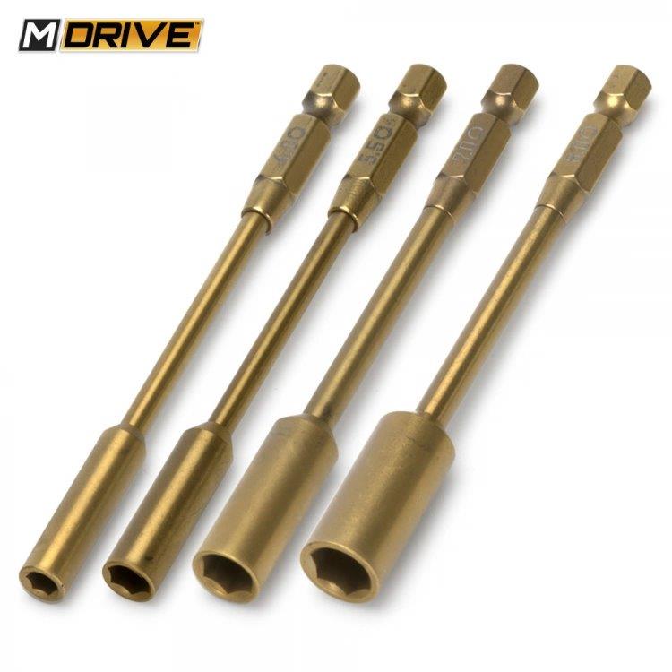 MDRIVE Power Tool Bits Set Mutter 4, 5.5, 7 & 8mm - 2