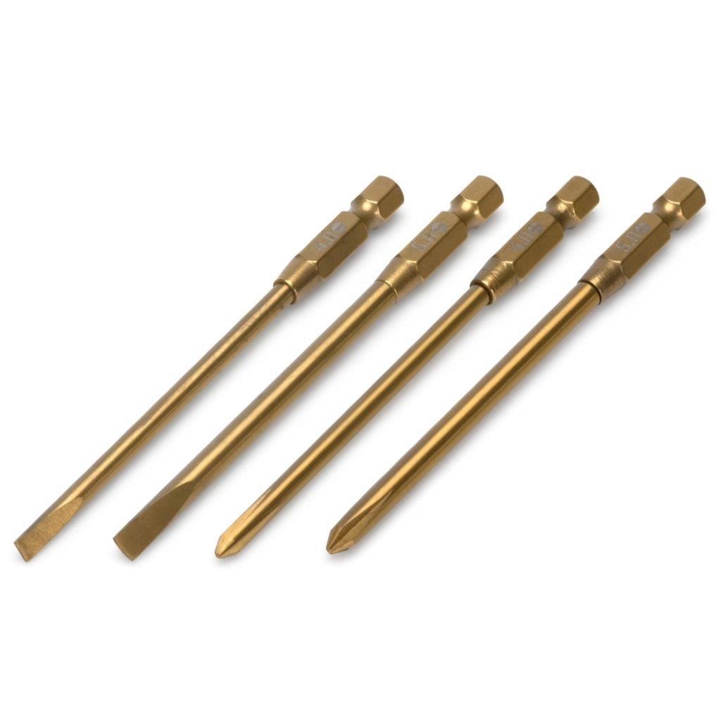 MDRIVE Power Tool Bits Set Stjärnskruv & Spårskruv 4 & 5mm