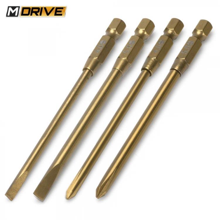 MDRIVE Power Tool Bits Set Stjärnskruv & Spårskruv 4 & 5mm - 2