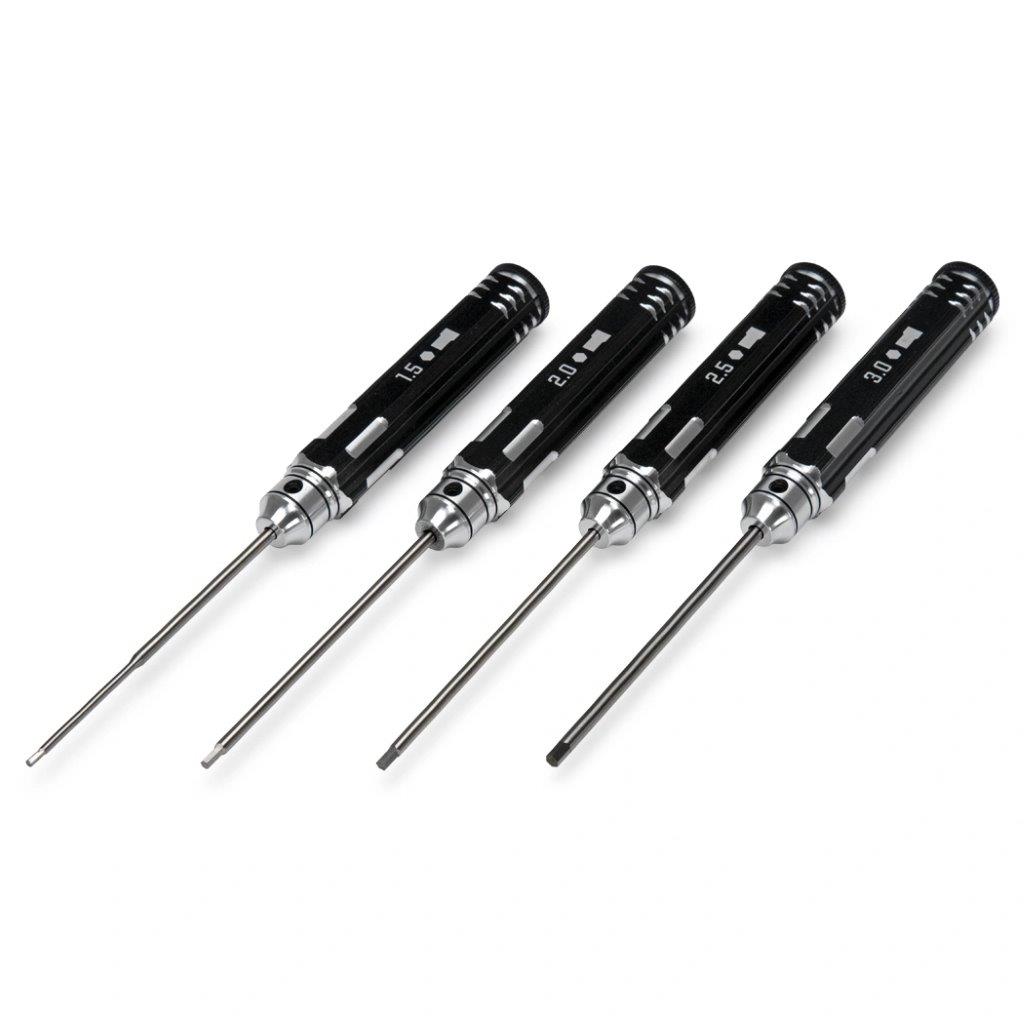 MDRIVE Insexnyckel Rak Set - 1.5, 2, 2.5 & 3mm