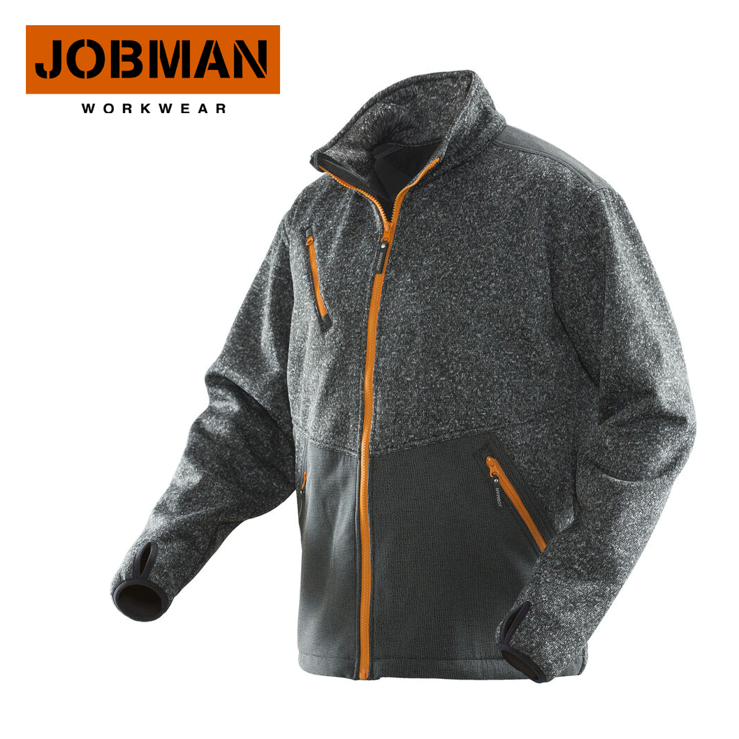 Softshelljacka Jobman Svartmelerad - 2