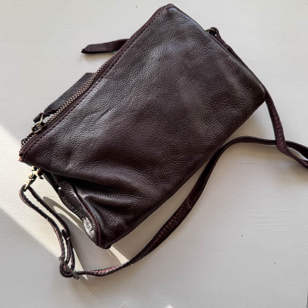 Unmade - Leather Petunia Clutch Brown - 3