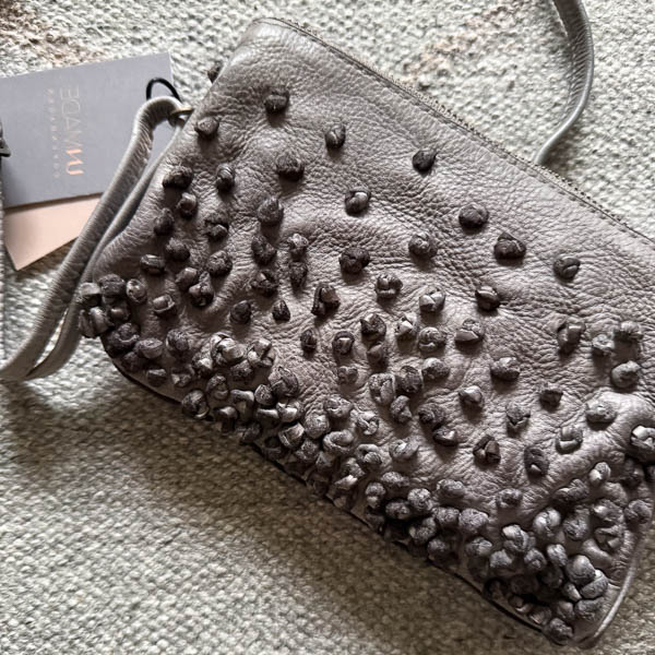 Unmade - Leather Petunia Clutch Grey - 3
