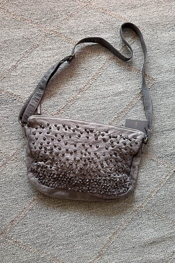 Unmade - Leather Petunia Cross bag Grey