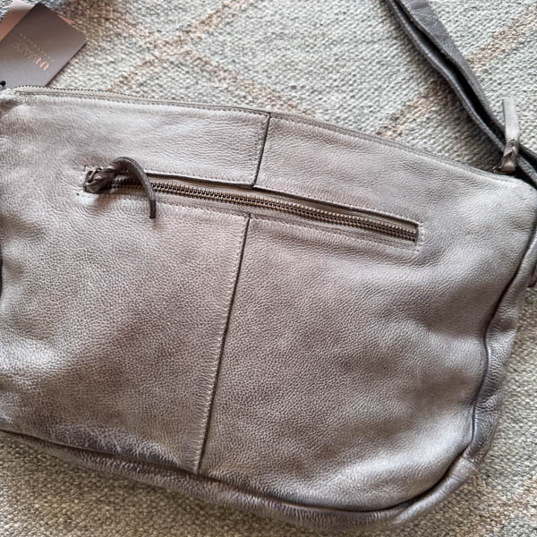 Unmade - Leather Petunia Cross bag Grey - 4