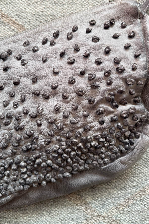 Unmade - Leather Petunia Cross bag Grey - 5