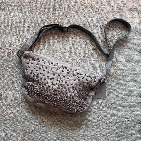 Unmade - Leather Petunia Cross bag Grey - 2