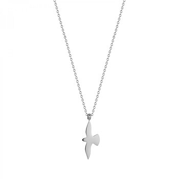 Bud to Rose Halsband Dove Silver