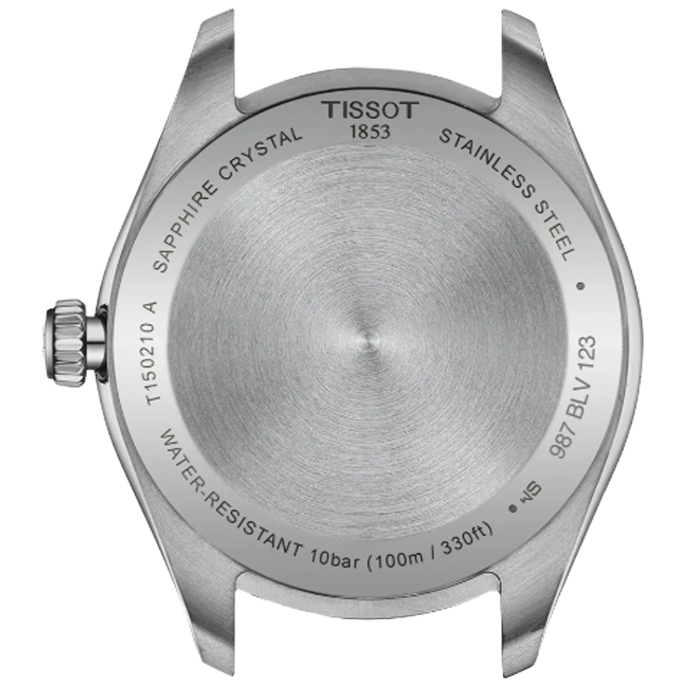 T150.210.21.111.00 Tissot PR 100 34 pärlemor och rosé ring baksída