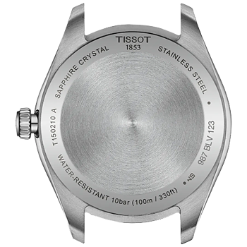 T150.210.21.111.00 Tissot PR 100 34 pärlemor och rosé ring baksída