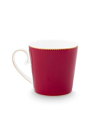 Pip Studio Mugg Love Birds Medallion Deer Dark Red - 2