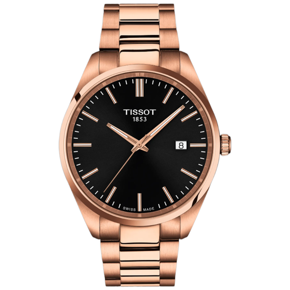 T150.410.33.051.00 Tissot PR 100 Quartz 40 svart och rosé 