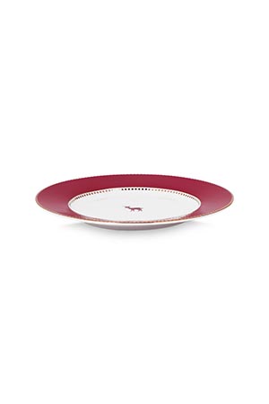 Pip Studio Assiett Love Birds Dark Red  - 2