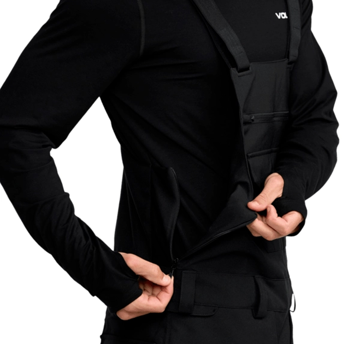 Volcom - Roan Bib Overall Pant Black - 5