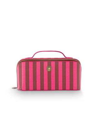 Pip Studio Necessär Cyrille Medium Stripe Pink