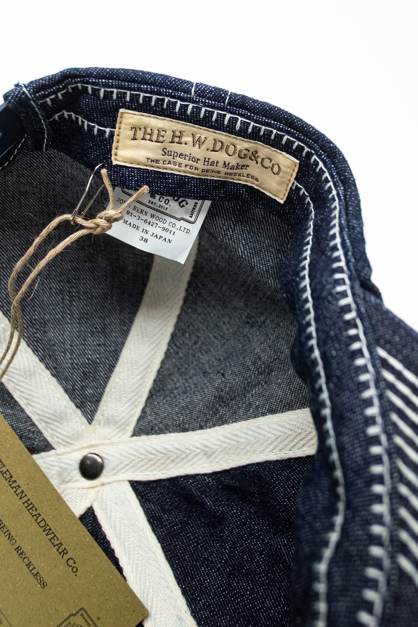 H.W. Dog & Co - Trucker Cap Denim Indigo - 6