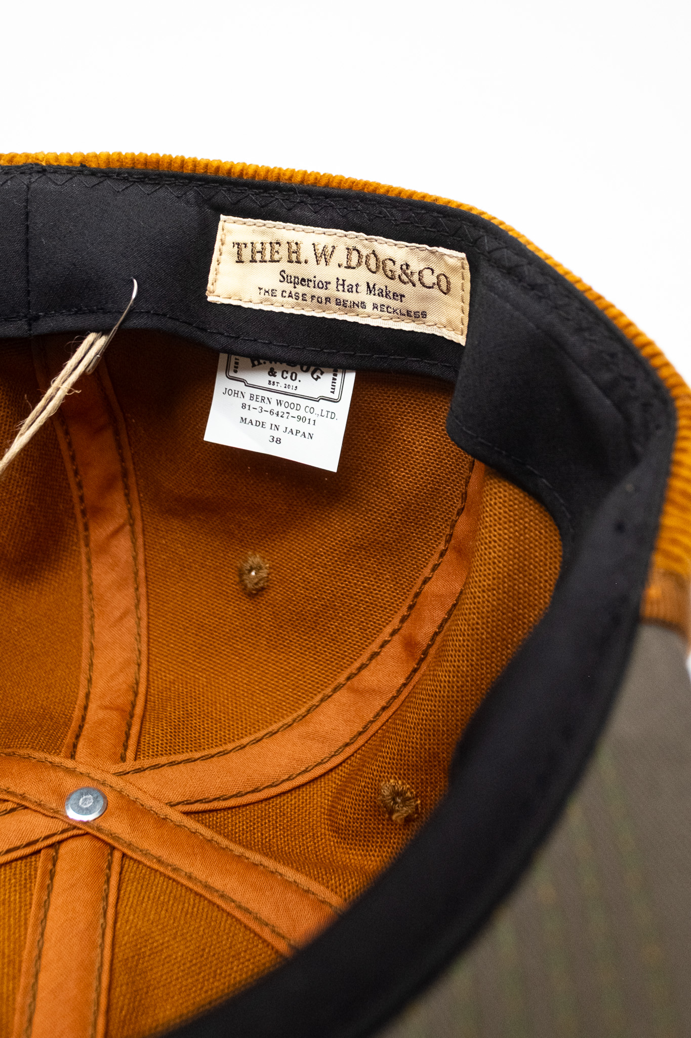 H.W. Dog & Co - Trucker Winter Cap Camel - 6