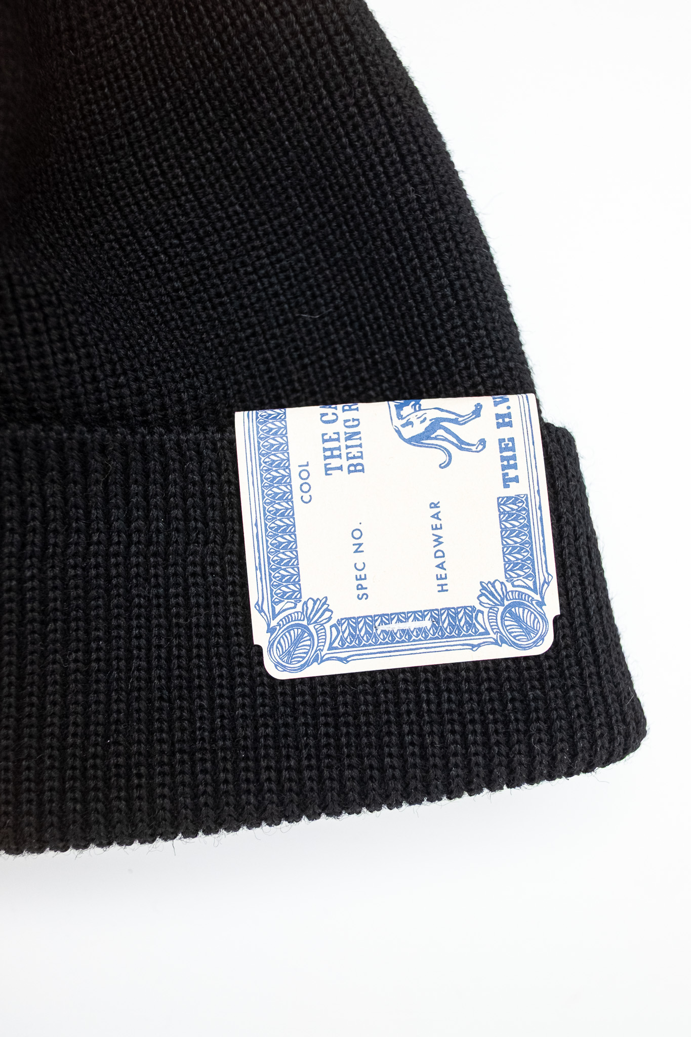 H.W. Dog & Co - 40’s USN Watch Cap Black - 3