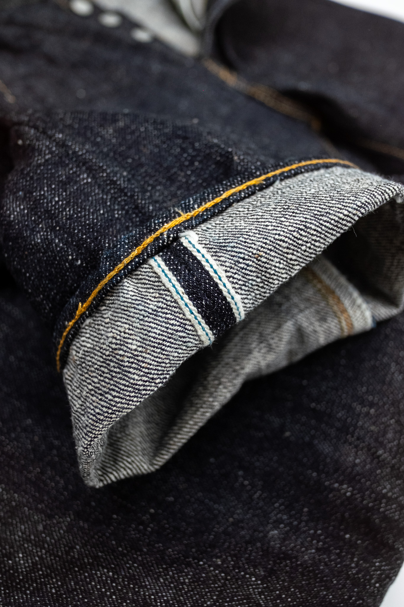 Omoto Denim - 0411 15.5oz Slub-Nep Denim Straight Fit - 7