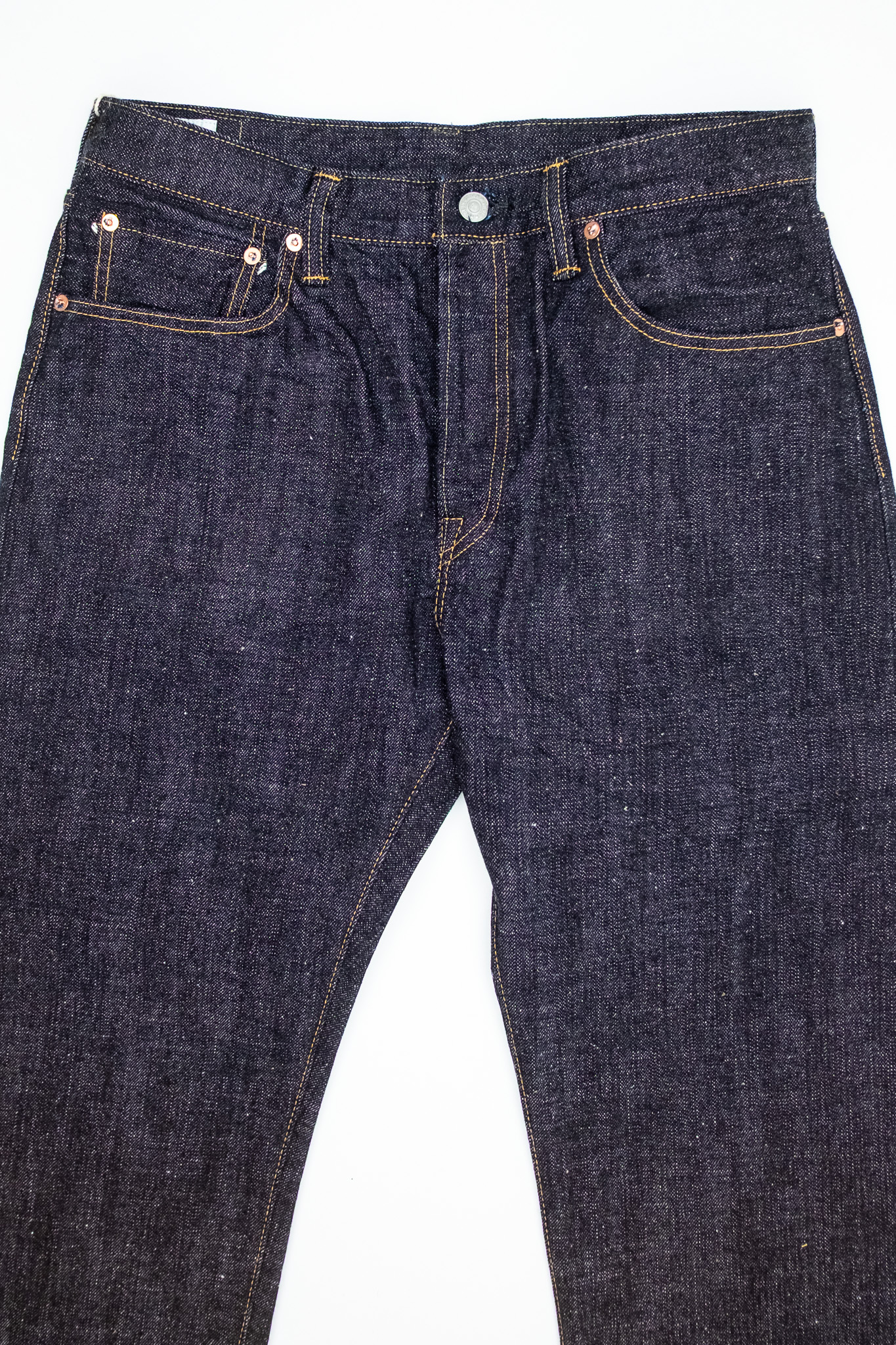 Omoto Denim - 0411 15.5oz Slub-Nep Denim Straight Fit - 4