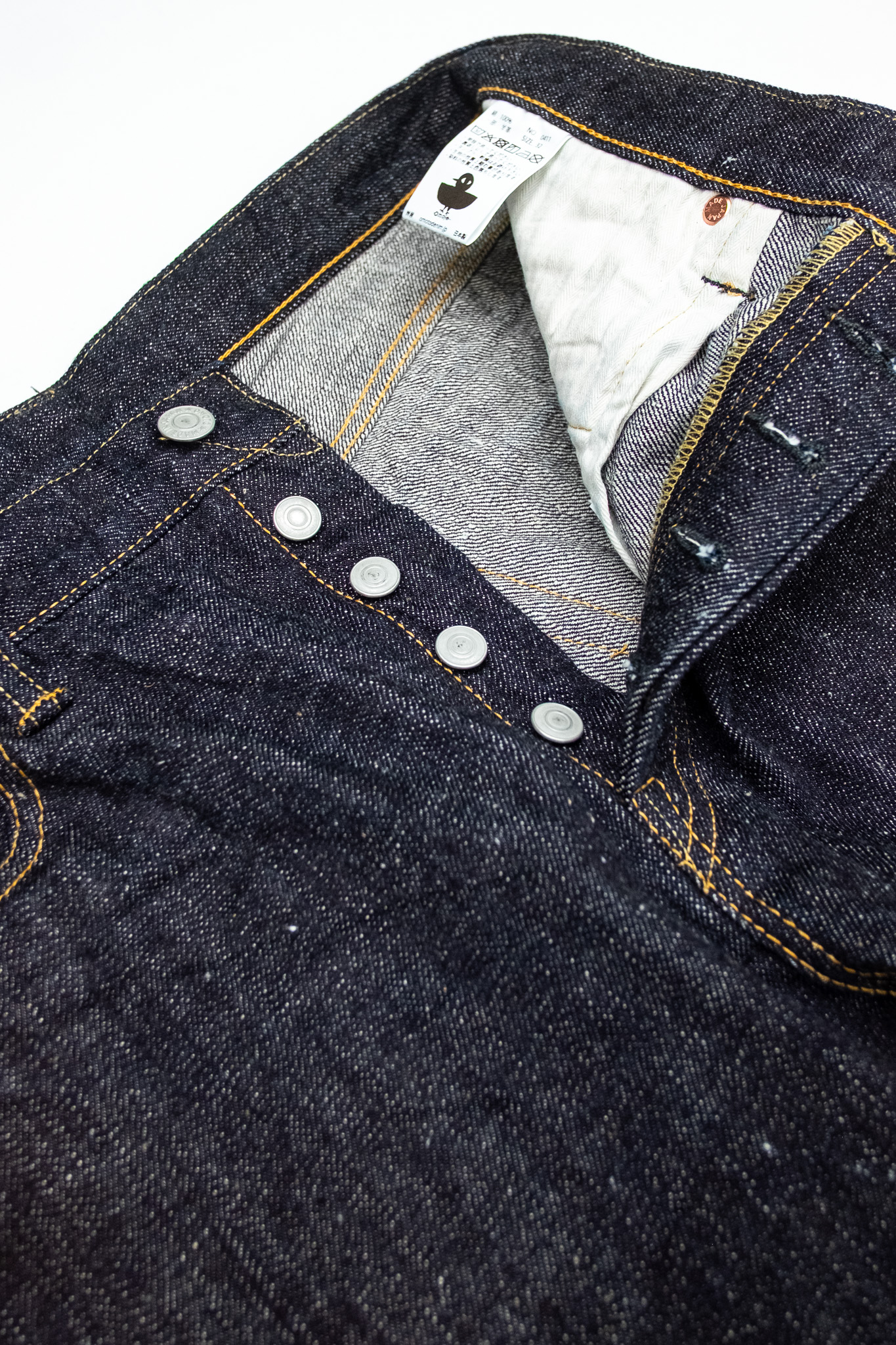 Omoto Denim - 0411 15.5oz Slub-Nep Denim Straight Fit - 6