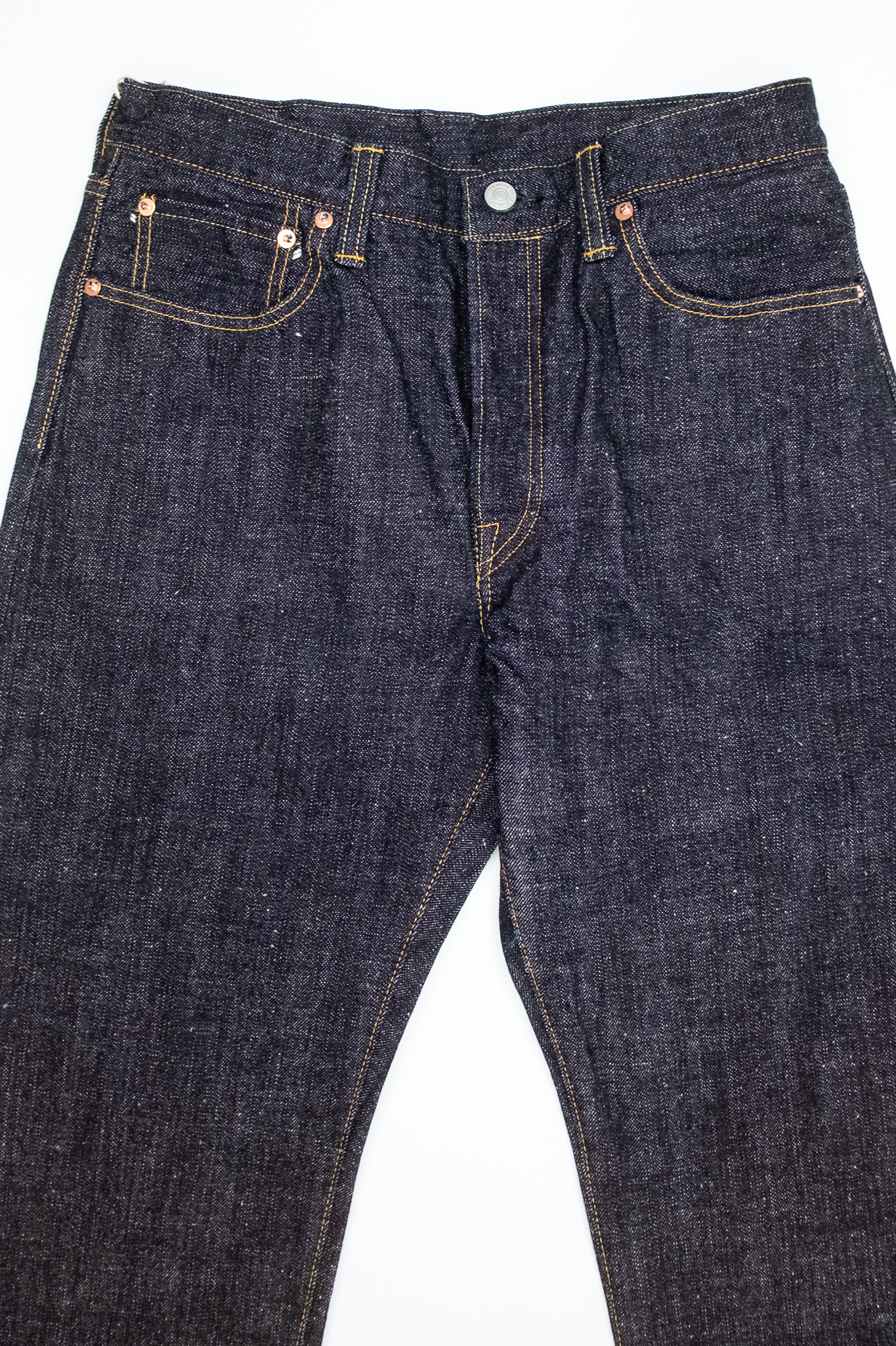 Omoto Denim - 0611 15.5oz Slub-Nep Denim Relaxed Fit - 2