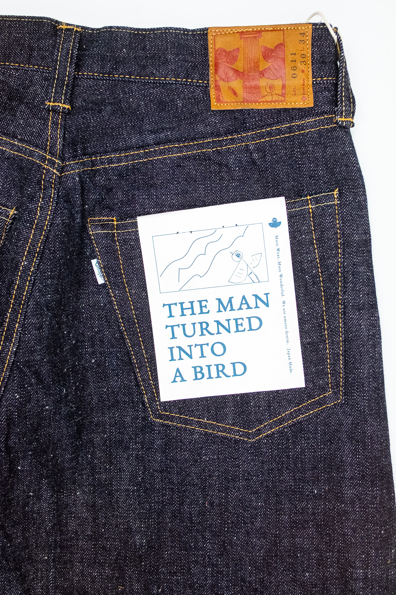 Omoto Denim - 0611 15.5oz Slub-Nep Denim Relaxed Fit - 9