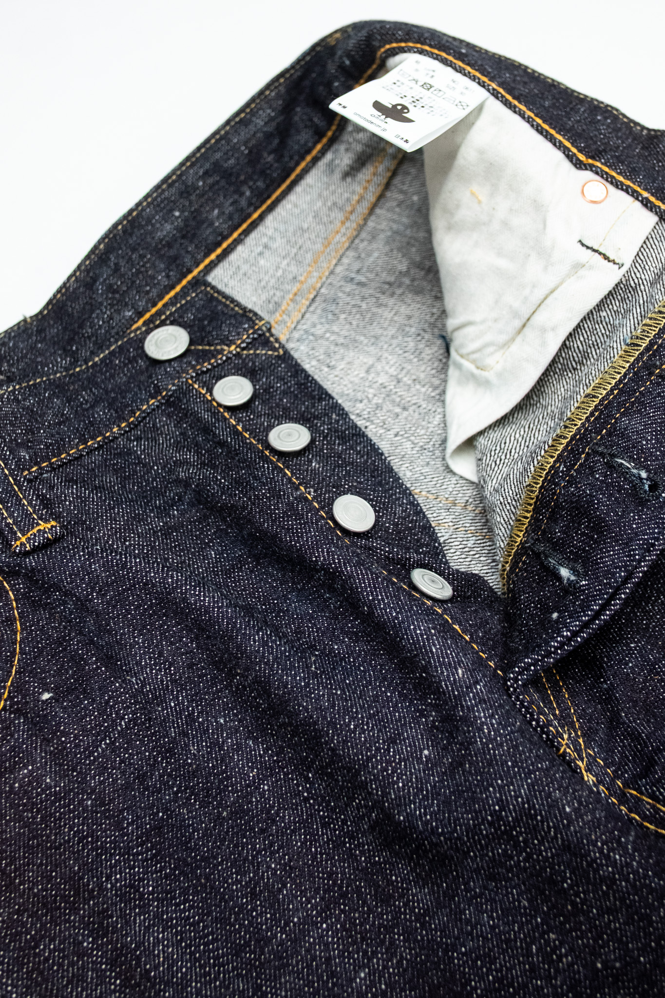 Omoto Denim - 0611 15.5oz Slub-Nep Denim Relaxed Fit - 5
