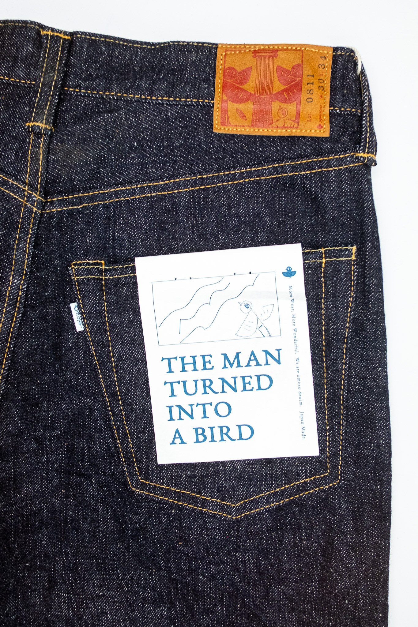 Omoto Denim - 0811 15.5oz Slub-Nep Denim Loose Fit - 10