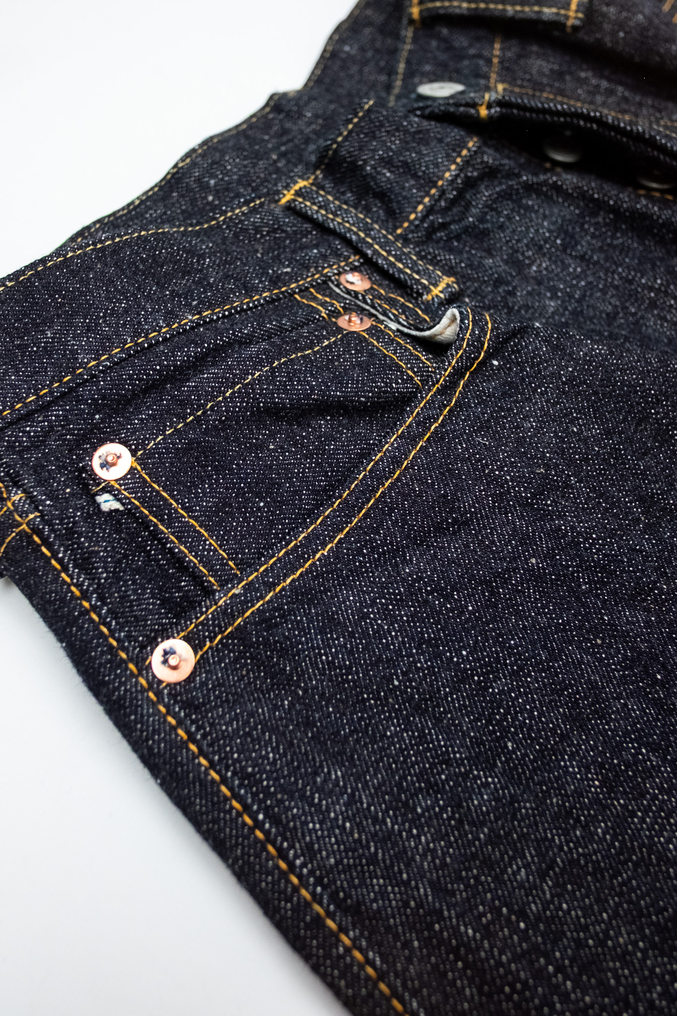 Omoto Denim - 0811 15.5oz Slub-Nep Denim Loose Fit - 5