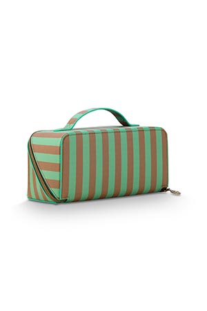 Pip Studio Necessär Cyrille Medium Stripe Green - 2