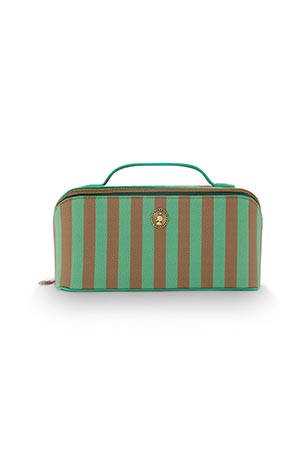 Pip Studio Necessär Cyrille Medium Stripe Green