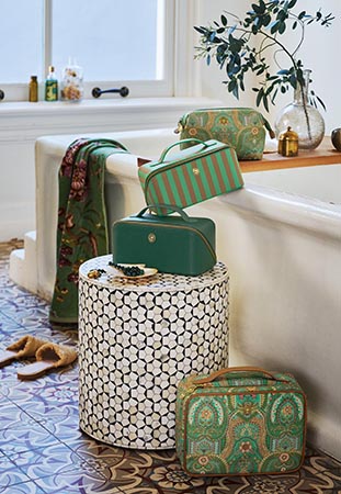 Pip Studio Necessär Cyrille Medium Stripe Green - 4