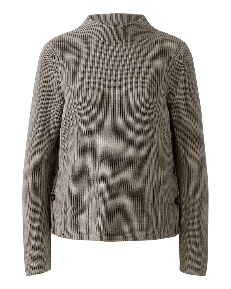 Jumper med knappar i sidan mullvad