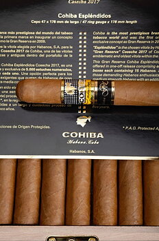 Cohiba Esplendidos Gran Reserva Cosecha 2017