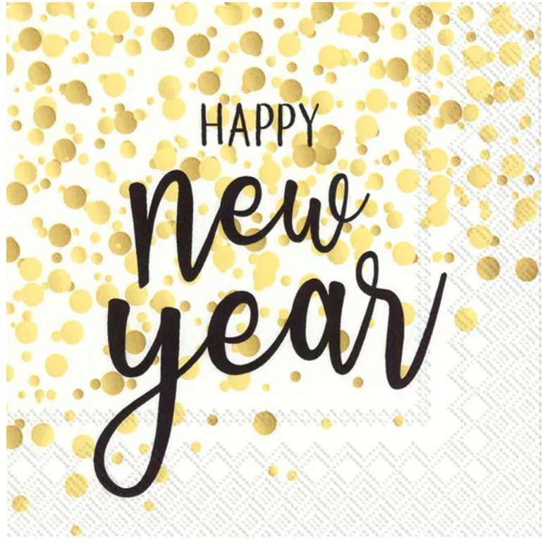 Servetter - CONFETTI NEW YEAR - Kaffe