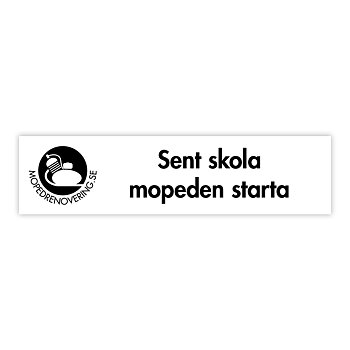 Dekal : Sen start for mopeder
