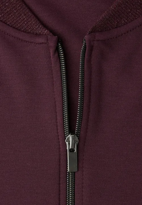 LTD QR Interlock Jacket W. Shine - Jazz Berry - Street One - 6