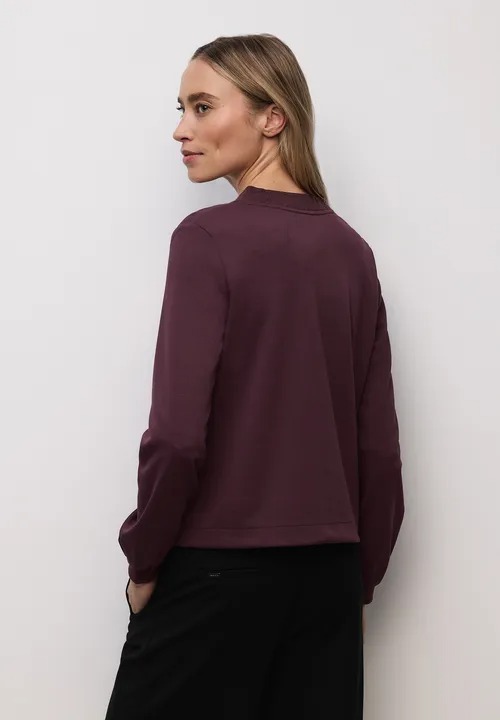 LTD QR Interlock Jacket W. Shine - Jazz Berry - Street One - 4