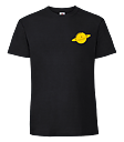 Rymdpojken Gul Logo Svart T-Shirt