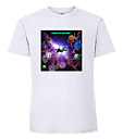 Rymdpojken Skivomslag Vit T-Shirt.