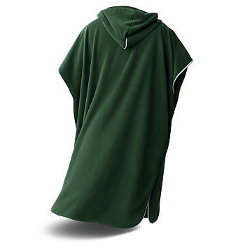 Poncho Towel De luxe Extra thick and coosy - Wolffwear - Forest green
