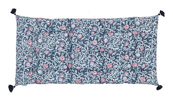 Chamois Seat Cushion Apple Blue - 50x100cm