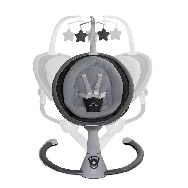 Coccolle Freya Anthracite – Smart 360° Elektrisk Babysitter med Automatisk Rörelsesensor - 8