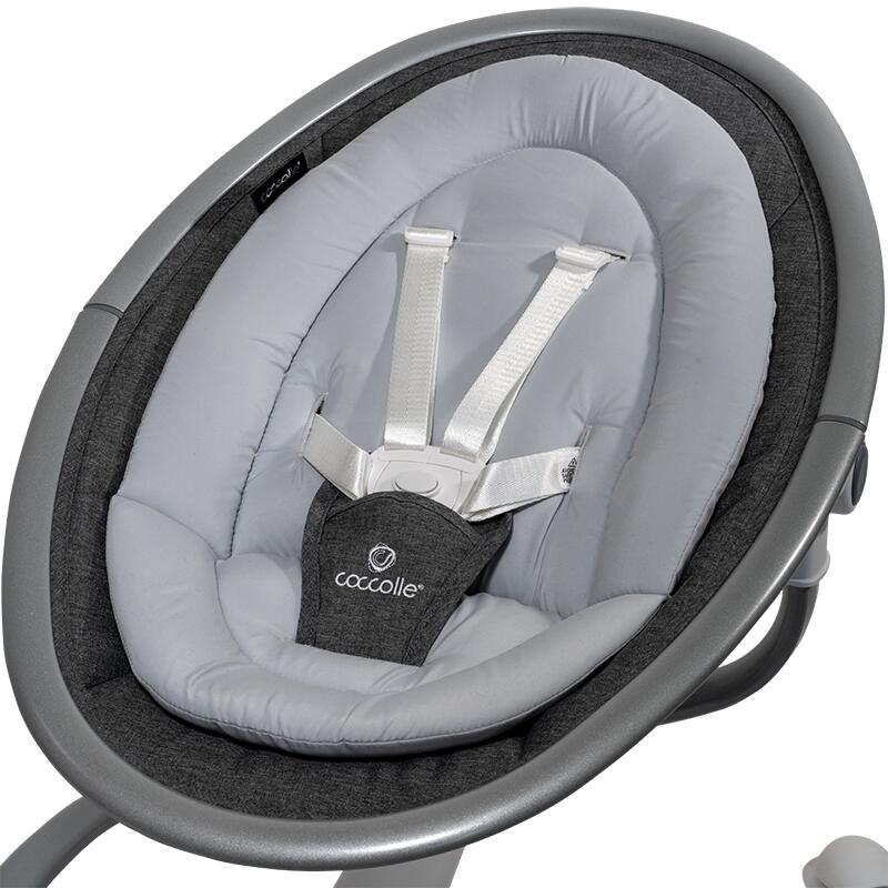Coccolle Freya Anthracite – Smart 360° Elektrisk Babysitter med Automatisk Rörelsesensor - 11