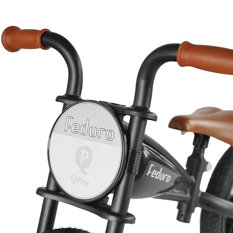 Coccolle Feduro Black – Retro Balanscykel 12” med Air-Gel Hjul för Barn 3–6 år - 8