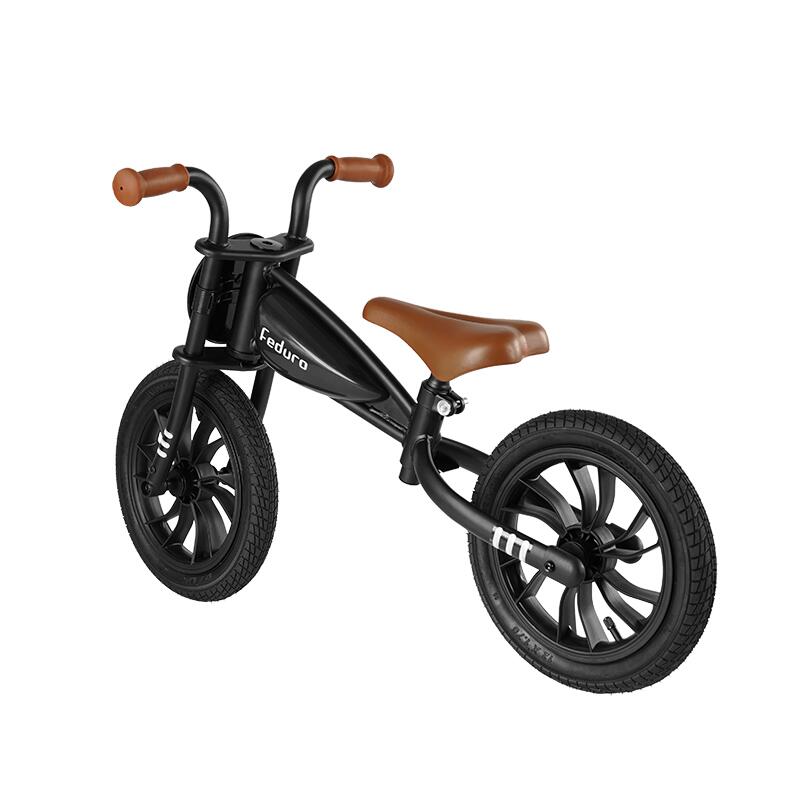 Coccolle Feduro Black – Retro Balanscykel 12” med Air-Gel Hjul för Barn 3–6 år - 6