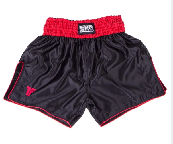 Fighters Inc Thaishorts BANGKOK Black/Röd
